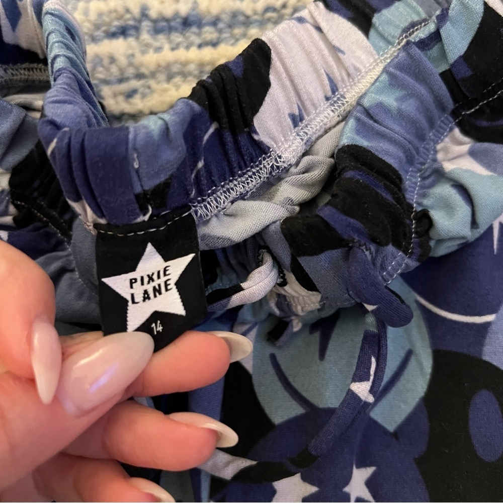 Pixie Lane Smiley Pajama Pants - Picture 3 of 3